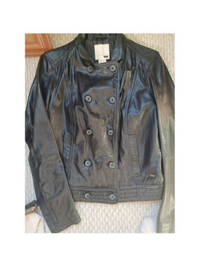 Levi's Leather Jacket Women's S